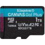 Kingston 1TB MicroSDXC Canvas Go Plus 170R A2 U3V30 Single Pack w/o ADP
