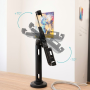 Soporte de Mesa/Pared para Smartphone/Tablet TooQ TQTDS0812/ Antirrobo/ Negro