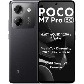 Smartphone Xiaomi POCO M7 Pro 12GB/ 512GB/ 6.67'/ 5G/ Negro