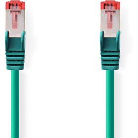 Nedis CAT6 Network Cable RJ45 M RJ45 M 1.0m Round LSZH Green Label