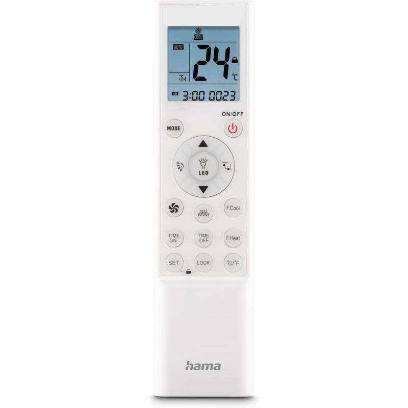 Hama Universal Remote Control For Airconditioningsystemen Infra-Red Wandm