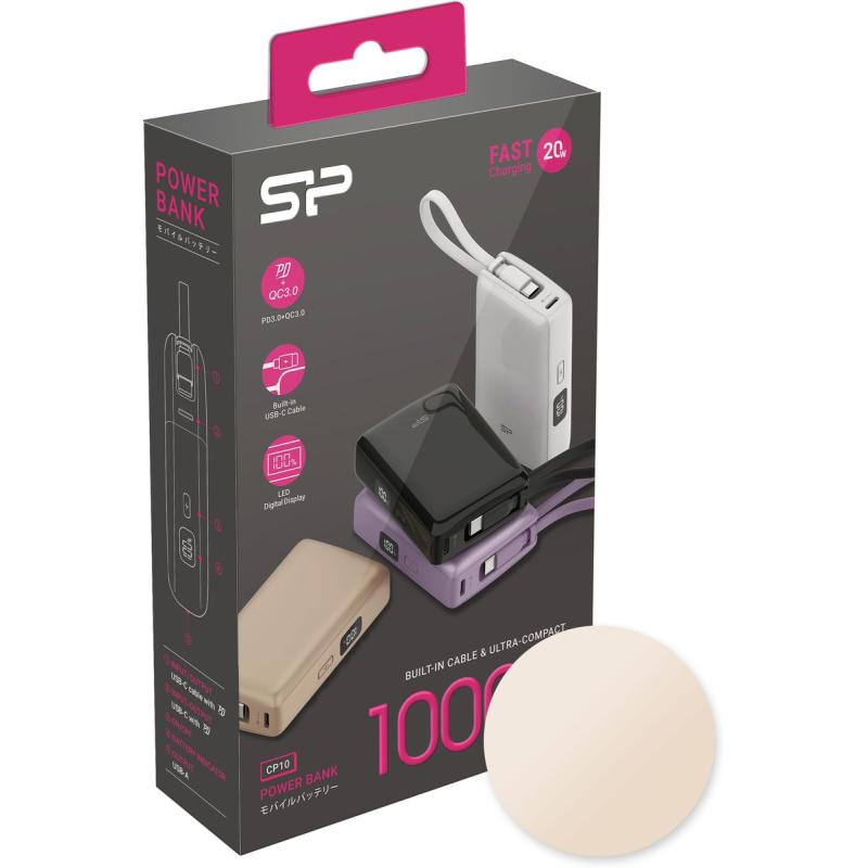 Silicon Power PowerBank CP10 10000mAh Champagne
