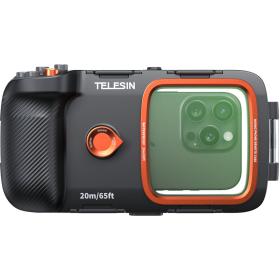 Telesin Smartphone Duik Case w/ Buttons EN Vacuümpomp