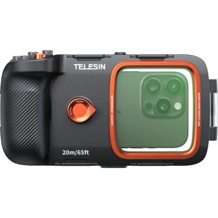 Telesin Smartphone Duik Case w/ Buttons EN Vacuümpomp