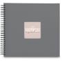 Hama Spiraalalbum Fine Art 36x32 cm 50 Black Pagina&amp;#039;s Steengrijs