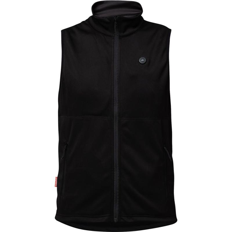 Heat Experience Heatx Heated Fleece Vest Mens L Black