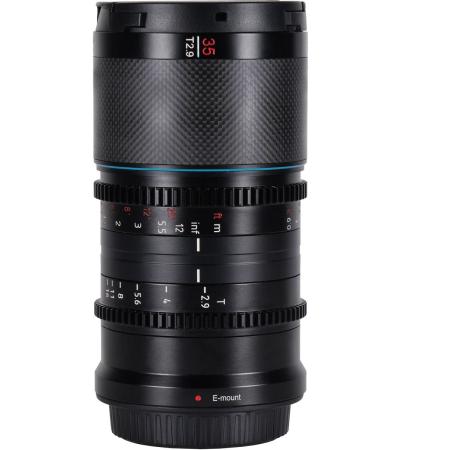 Sirui Saturn 35mm T2.9 1.6X Carbon FullFrame Anamorphic Z Mount Neutral Flare