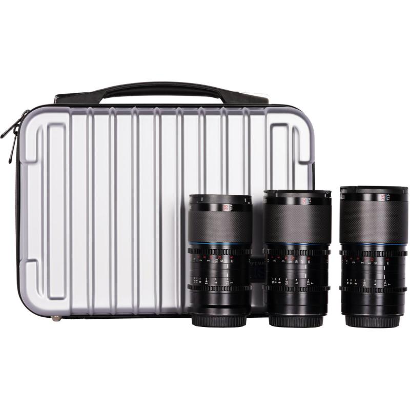 Sirui Saturn 1.6X FullFrame Anamorphic Set E Mount (35mm 50mm &amp;amp;75mm Blue Flare)