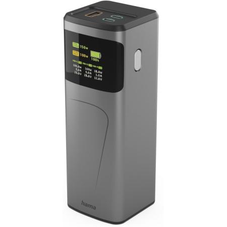 Hama Power Pack High Power 150 W 24000mAh 2X USB-C USB-A Snel Charge