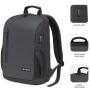 Mochila Subblim Xpand Air Padding Backpack para Portátiles hasta 15.6'/ Puerto USB/ Negro