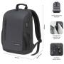 Mochila Subblim Xpand Air Padding Backpack para Portátiles hasta 15.6'/ Puerto USB/ Negro