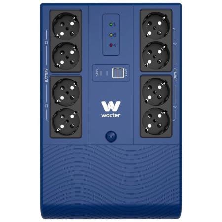 SAI Línea Interactiva Woxter Multibase UPS 1200 VA/ 1200VA-720W/ 8 Salidas/ Formato Torre