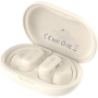 Auriculares Deportivos Bluetooth Leotec Open Air Zenith Sport con estuche de carga/ Autonomía 6.5h/ Beige