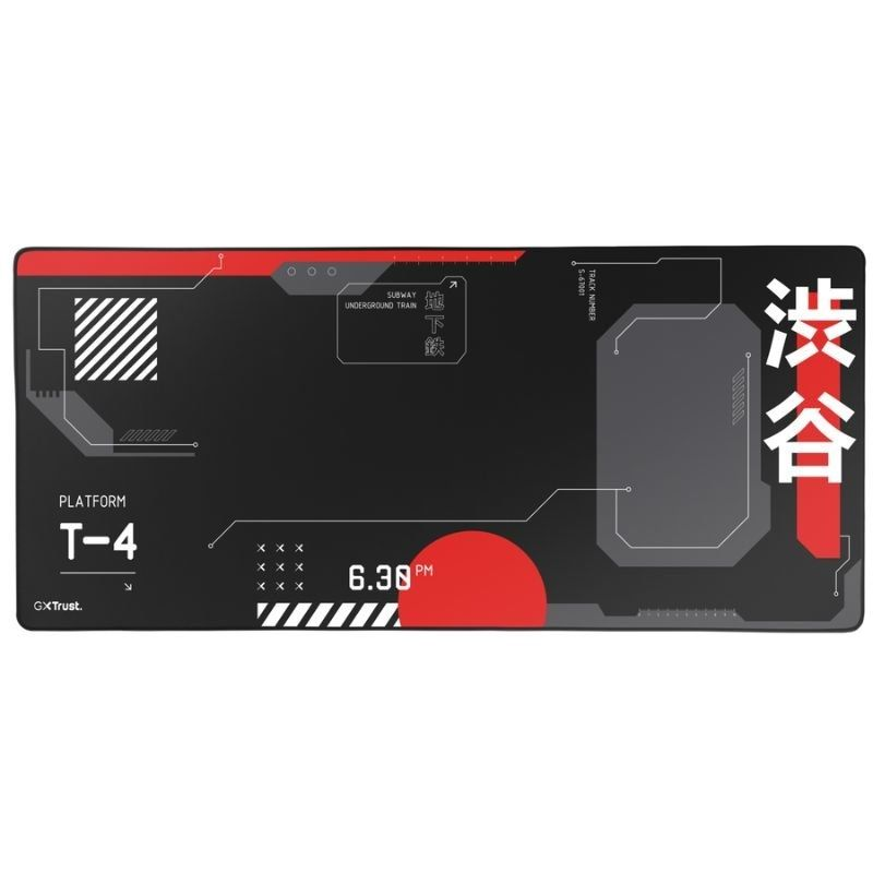 Alfombrilla Trust Gaming GXT 759 XXL/ 900 x 400 x 3mm/ Negra