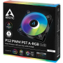 Ventilador Arctic P12 PWM PST A-RGB/ 12cm/ Negro