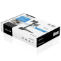 Soporte de Mesa para 2 Monitores Aisens DT32TR-409/ Giratorio/ Inclinable/ hasta 8kg