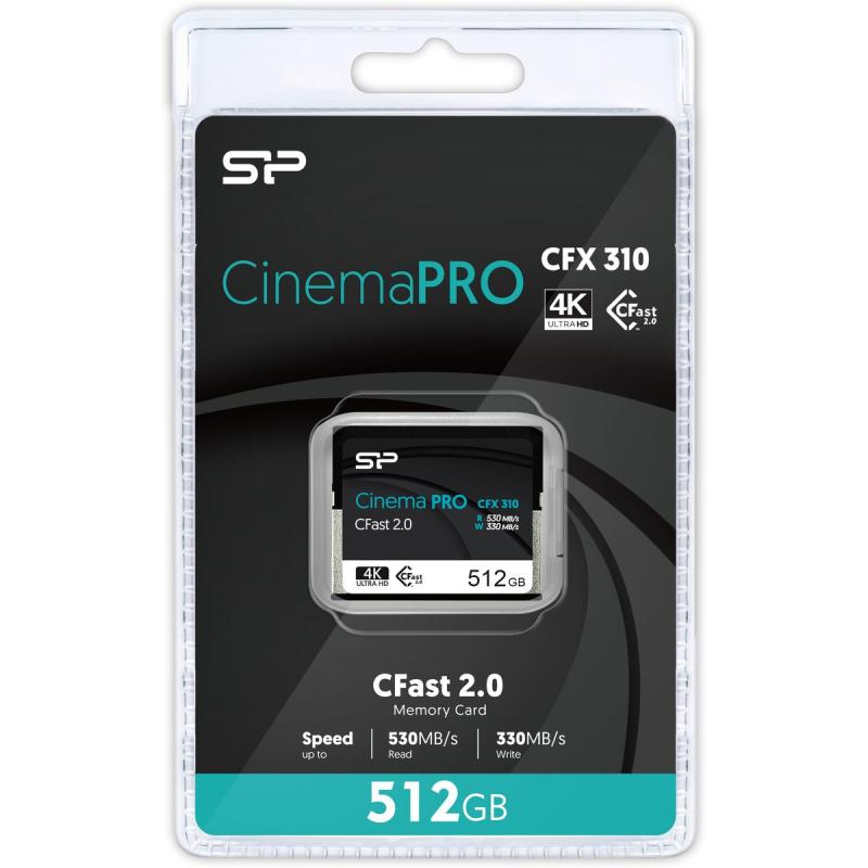 Silicon Power CFast 2.0 Card Cinema Pro 512GB