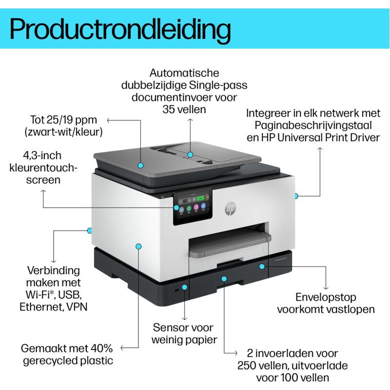 HP OfficeJet Pro 9130B All-In-One Printer