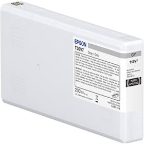 Epson T55W7 Grey Ink Cartridge 200ml