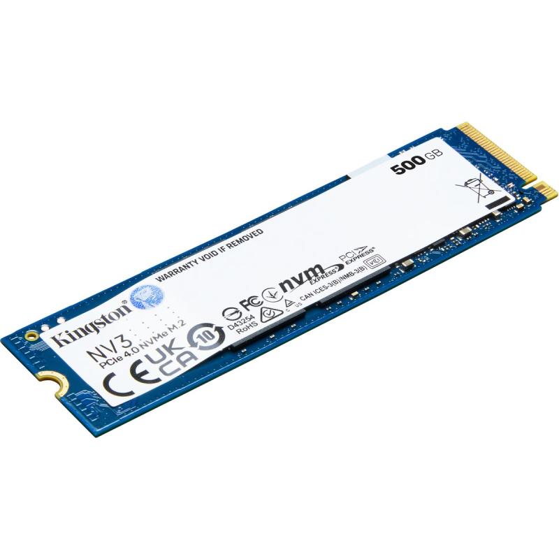 Kingston 500G NV3 M.2 2280 PCIe 4.0 NVMe SSD