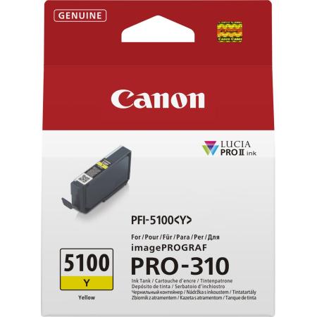 Canon Ink PFI-5100 Y Eur Yellow Ink Tank