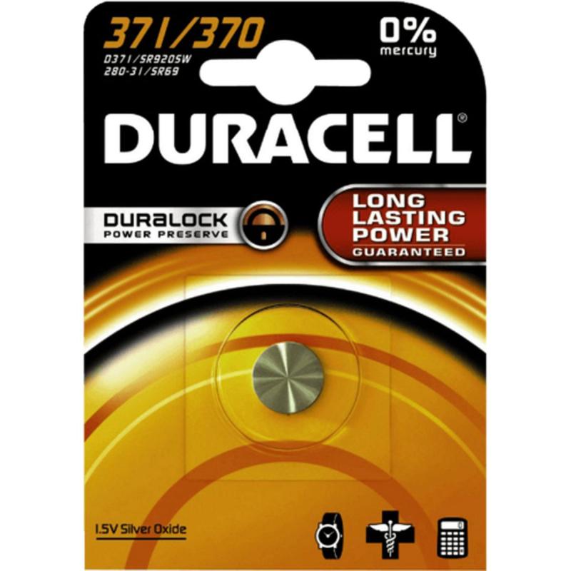 Duracell DURALOCK KNOOPBATTERIJ 371/370 SBL1