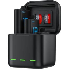 Telesin Battery Charger Box + 2x Battery For GoPro Hero 13