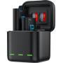 Telesin Battery Charger Box + 2x Battery For GoPro Hero 13