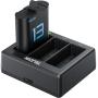 Telesin Charger For 3 Batteries + 2x Battery For GoPro 13