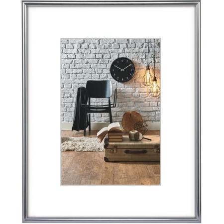 Hama Plastic Frame Sevilla Silver Mat Polystyrol 60 X 80 cm