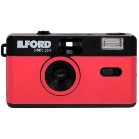Phantom Ilford Camera Sprite 35-II Black And Red + 3 Kodak Kit