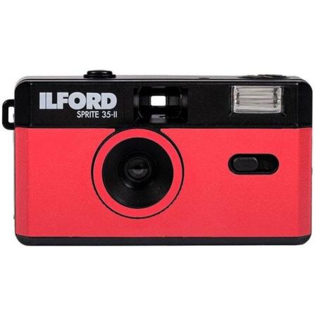 Phantom Ilford Camera Sprite 35-II Black And Red + 3 Kodak Kit