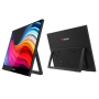 Monitor Portátil Táctil Verbatim Touch Light 15.6'/ Full HD/ Multimedia/ Negro
