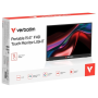Monitor Portátil Táctil Verbatim Touch Light 15.6'/ Full HD/ Multimedia/ Negro