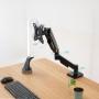 Soporte de Mesa para Monitor TooQ DB1733TNR-B/ Giratorio/ Inclinable/ hasta 9kg