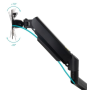 Soporte de Pared para Monitor TooQ LP1334TNR-B/ Giratorio/ Inclinable/ Rotatorio/ hasta 10kg