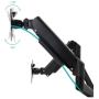 Soporte de Pared para 2 Monitores TooQ LP1434TNR-B/ Giratorio/ Inclinable/ Rotatorio/ hasta 10kg