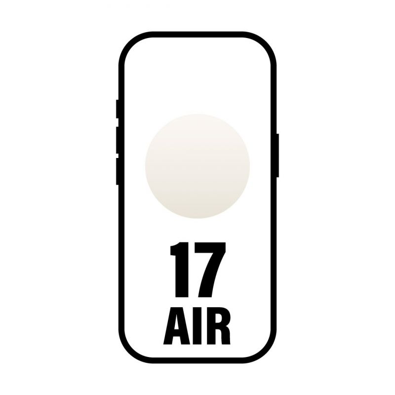 Smartphone Apple iPhone 17 Air/ 1TB/ 6.5'/ Dorado Claro