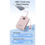 Powerbank 20000mAh Vention FKBP0-C/ 22.5W/ Rosa