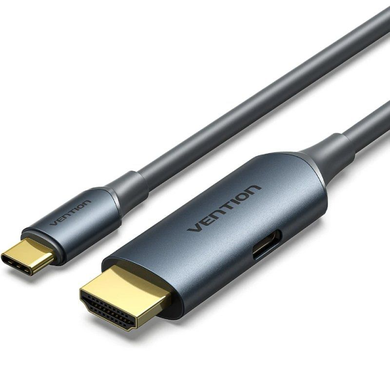 Cable Conversor HDMI 4K Vention ABLHG/ USB Tipo-C Macho HDMI
