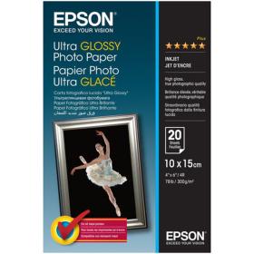 Epson Ultra Glossy Photo Paper Inktjet 300G/M2 100x150mm 20