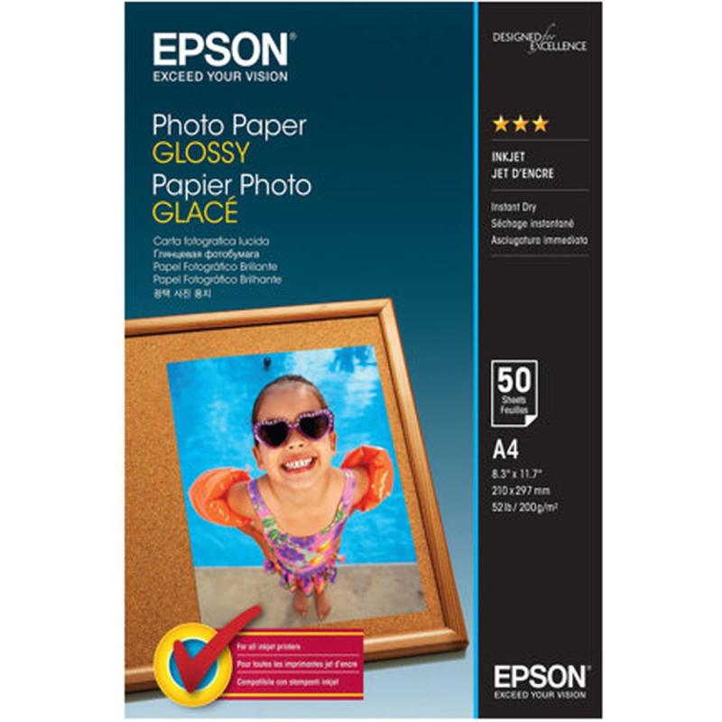 Epson Photo Paper Glossy A4 50 Sheets 1-pack