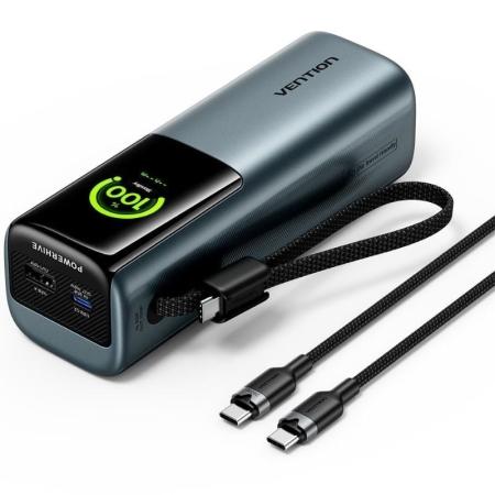 Powerbank 20000mAh Vention FKFH0/ 165W/ Gris