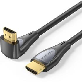 Cable HDMI 2.0 4K Acodado Vention ALQBG/ HDMI Macho - HDMI Macho/ 1.5m/ Negro