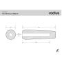 Radius Shotgun Mic Foam Windshield ME66 K6