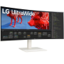Monitor Profesional Ultrapanorámico Curvo LG 38BR85QC-W 38'/ WQHD+/ Multimedia/ Regulable en Altura/ Blanco