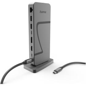 Hama USB4-Dockingstation CONNECT2OFFICE Speed USB-C PD 40 GBIT/s 10 Ports