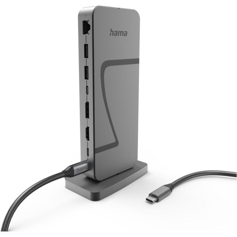 Hama USB4-Dockingstation CONNECT2OFFICE Speed USB-C PD 40 GBIT/s 10 Ports