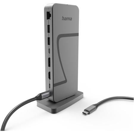 Hama USB4-Dockingstation CONNECT2OFFICE Speed USB-C PD 40 GBIT/s 10 Ports