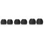 Hama Replacement Oorschuimstofbekledingen Van Silicon Maat S-l 6 PCs Black